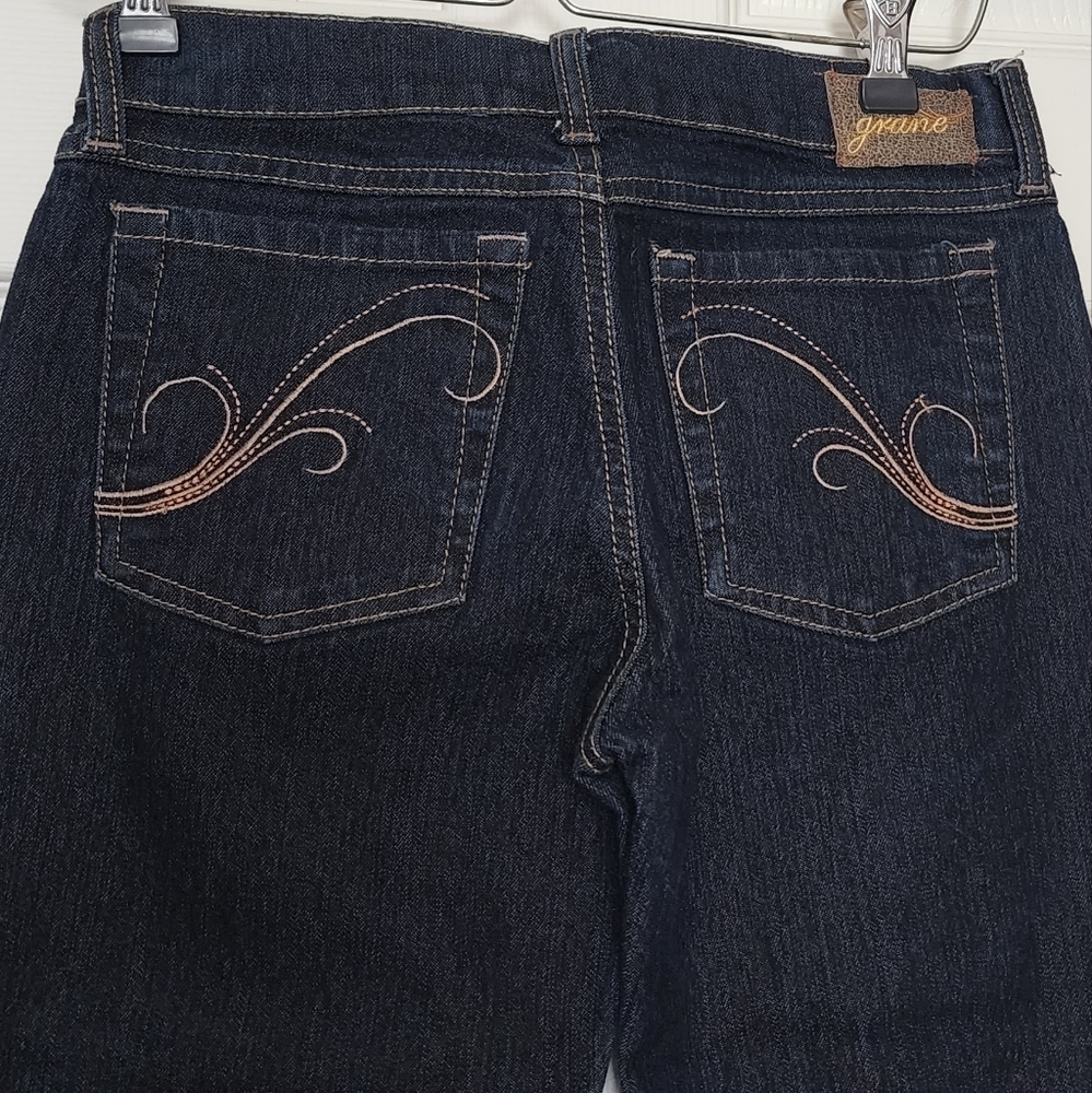 Grane Women's Dark Blue Jeans - Picture 4 of 8